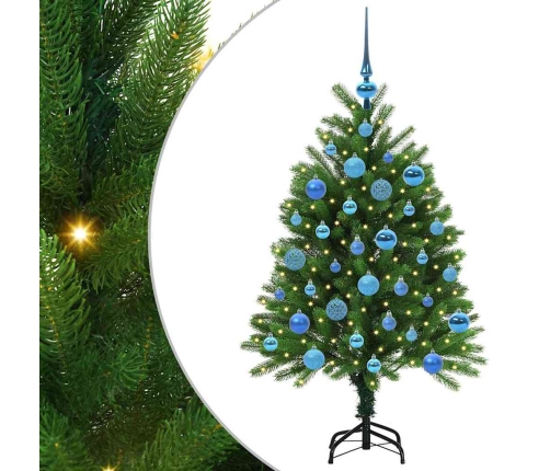 Ziemassvētku Eglīte Su 150 Led Ar Statīvu Zaļa 120 Cm Pe Vidaxl