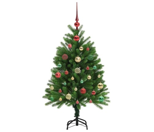 Ziemassvētku Eglīte Su 150 Led Ar Statīvu Zaļa 120 Cm Pe Vidaxl