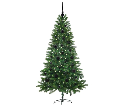 Ziemassvētku Eglīte Su 150 Led Ar Statīvu Zaļa 150 Cm Pe Vidaxl