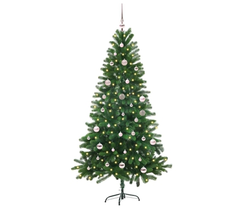 Ziemassvētku Eglīte Su 150 Led Ar Statīvu Zaļa 150 Cm Pe Vidaxl