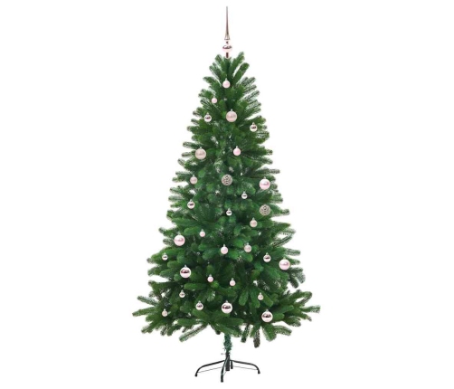 Ziemassvētku Eglīte Su 150 Led Ar Statīvu Zaļa 150 Cm Pe Vidaxl