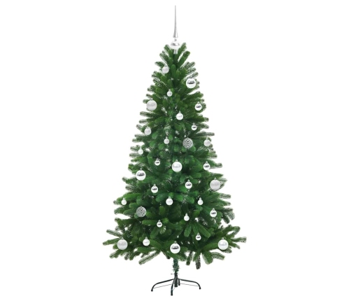 Ziemassvētku Eglīte Su 150 Led Ar Statīvu Zaļa 150 Cm Pe Vidaxl