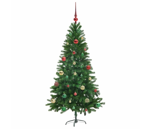 Ziemassvētku Eglīte Su 150 Led Ar Statīvu Zaļa 150 Cm Pe Vidaxl