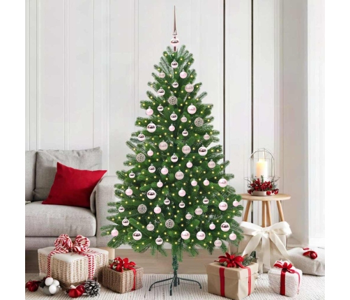 Ziemassvētku Eglīte Su 300 Led Ar Statīvu Zaļa 180 Cm Pe Vidaxl