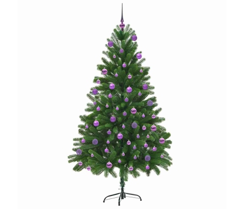 Ziemassvētku Eglīte Su 300 Led Ar Statīvu Zaļa 180 Cm Pe Vidaxl