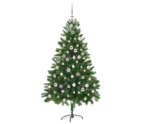 Ziemassvētku Eglīte Su 300 Led Ar Statīvu Zaļa 210 Cm Pe Vidaxl