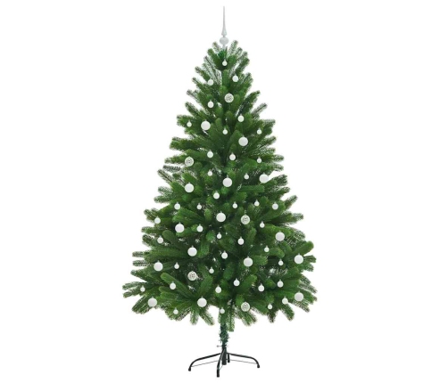 Ziemassvētku Eglīte Su 300 Led Ar Statīvu Zaļa 210 Cm Pe Vidaxl