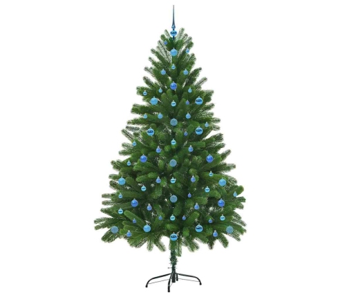 Ziemassvētku Eglīte Su 300 Led Ar Statīvu Zaļa 210 Cm Pe Vidaxl