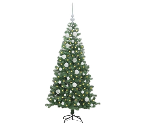 Ziemassvētku Eglīte Su 150 Led Ar Statīvu Zaļa 120 Cm Pvc Vidaxl