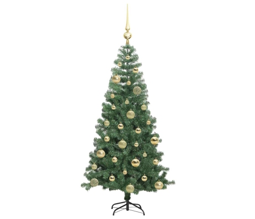 Ziemassvētku Eglīte Su 150 Led Ar Statīvu Zaļa 120 Cm Pvc Vidaxl