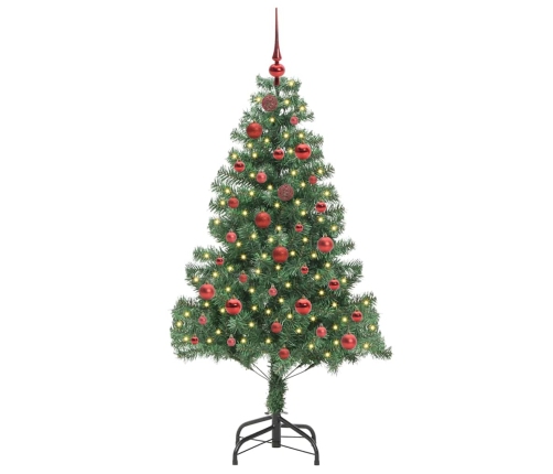 Ziemassvētku Eglīte Su 150 Led Ar Statīvu Zaļa 150 Cm Pvc Vidaxl