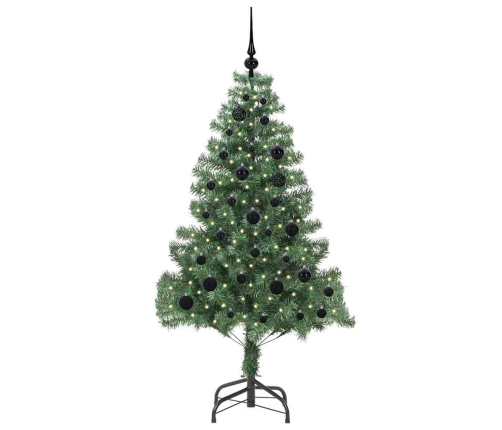 Ziemassvētku Eglīte Su 150 Led Ar Statīvu Zaļa 150 Cm Pvc Vidaxl