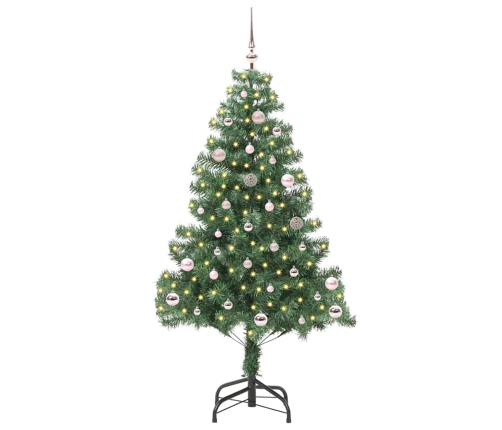 Ziemassvētku Eglīte Su 150 Led Ar Statīvu Zaļa 150 Cm Pvc Vidaxl