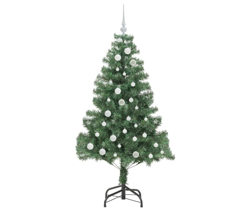 Ziemassvētku Eglīte Su 150 Led Ar Statīvu Zaļa 150 Cm Pvc Vidaxl