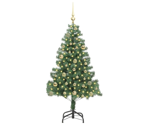 Ziemassvētku Eglīte Su 150 Led Ar Statīvu Zaļa 150 Cm Pvc Vidaxl