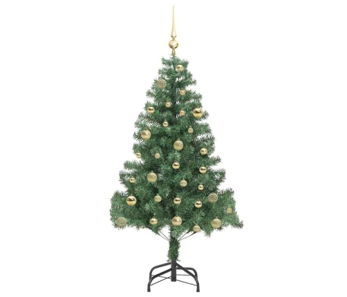 Ziemassvētku Eglīte Su 150 Led Ar Statīvu Zaļa 150 Cm Pvc Vidaxl