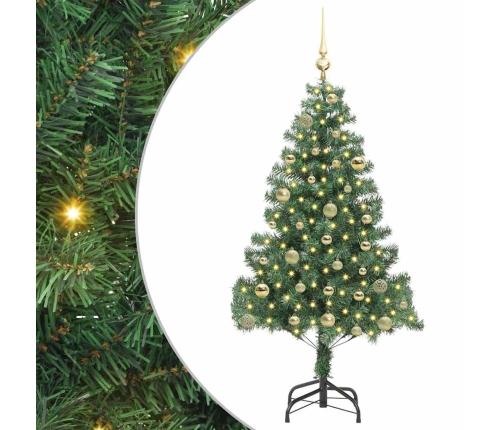 Ziemassvētku Eglīte Su 150 Led Ar Statīvu Zaļa 150 Cm Pvc Vidaxl