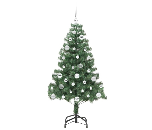 Ziemassvētku Eglīte Su 150 Led Ar Statīvu Zaļa 150 Cm Pvc Vidaxl