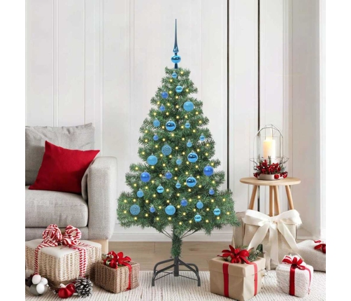 Ziemassvētku Eglīte Su 150 Led Ar Statīvu Zaļa 150 Cm Pvc Vidaxl