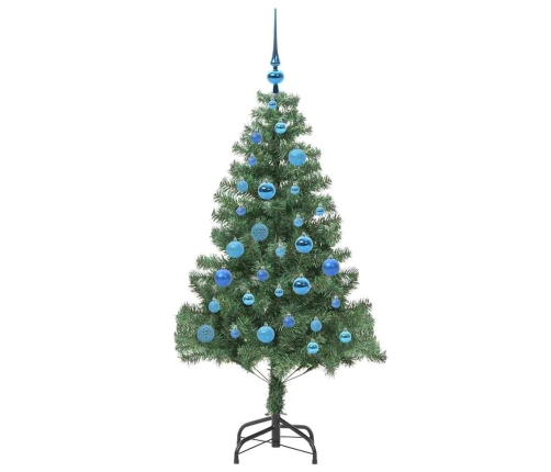 Ziemassvētku Eglīte Su 150 Led Ar Statīvu Zaļa 150 Cm Pvc Vidaxl