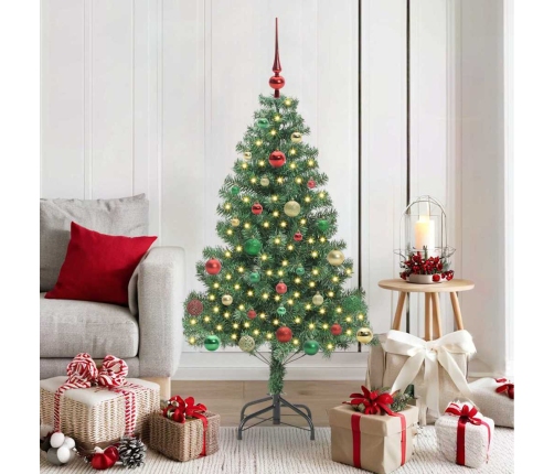 Ziemassvētku Eglīte Su 150 Led Ar Statīvu Zaļa 150 Cm Pvc Vidaxl