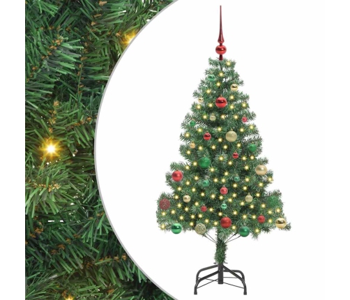 Ziemassvētku Eglīte Su 150 Led Ar Statīvu Zaļa 150 Cm Pvc Vidaxl