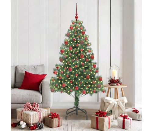 Ziemassvētku Eglīte Su 300 Led Ar Statīvu Zaļa 180 Cm Pvc Vidaxl