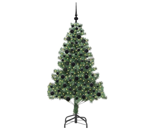 Ziemassvētku Eglīte Su 300 Led Ar Statīvu Zaļa 180 Cm Pvc Vidaxl