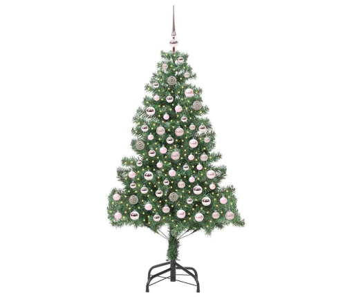 Ziemassvētku Eglīte Su 300 Led Ar Statīvu Zaļa 180 Cm Pvc Vidaxl