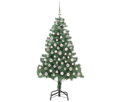 Ziemassvētku Eglīte Su 300 Led Ar Statīvu Zaļa 180 Cm Pvc Vidaxl