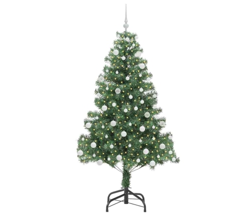 Ziemassvētku Eglīte Su 300 Led Ar Statīvu Zaļa 180 Cm Pvc Vidaxl