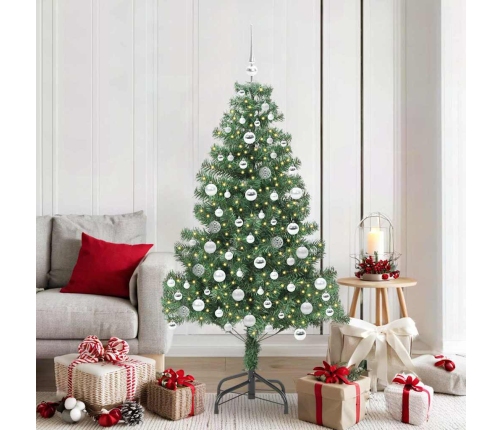 Ziemassvētku Eglīte Su 300 Led Ar Statīvu Zaļa 180 Cm Pvc Vidaxl