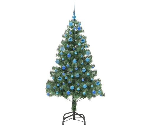 Ziemassvētku Eglīte Su 300 Led Ar Statīvu Zaļa 180 Cm Pvc Vidaxl