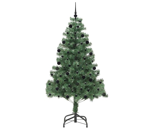 Ziemassvētku Eglīte Su 300 Led Ar Statīvu Zaļa 210 Cm Pvc Vidaxl