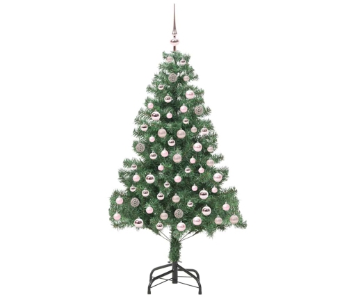 Ziemassvētku Eglīte Su 300 Led Ar Statīvu Zaļa 210 Cm Pvc Vidaxl