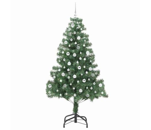 Ziemassvētku Eglīte Su 300 Led Ar Statīvu Zaļa 210 Cm Pvc Vidaxl