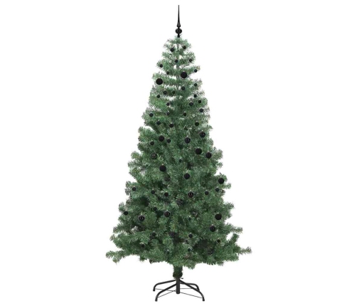 Ziemassvētku Eglīte Su 300 Led Ar Statīvu Zaļa 240 Cm Pvc Vidaxl