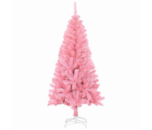 Ziemassvētku Eglīte Su 150 Led Ar Statīvu Rozā 150 Cm Pvc Vidaxl