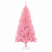 Ziemassvētku Eglīte Su 150 Led Ar Statīvu Rozā 150 Cm Pvc Vidaxl