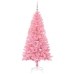 Ziemassvētku Eglīte Su 150 Led Ar Statīvu Rozā 150 Cm Pvc Vidaxl