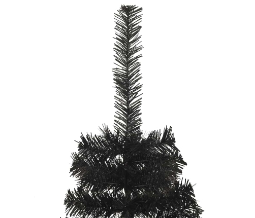 Mākslīgie Ziemassvētku Koki Melna 180 Cm Pvc Vidaxl