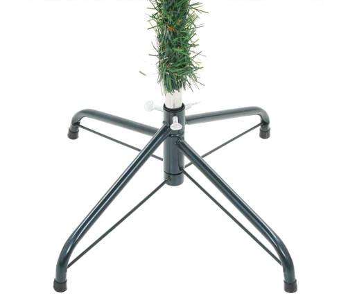 Mākslīgā Ziemassvētku Eglīte Zaļa 180 Cm Pvc Un Tērauds Vidaxl