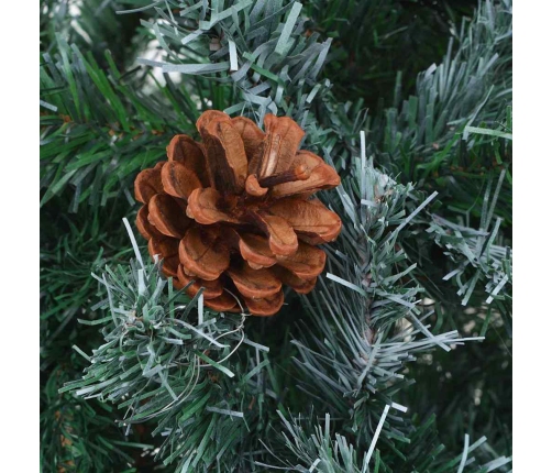 Mākslīgā Ziemassvētku Eglīte Zaļa 180 Cm Pvc Un Tērauds Vidaxl