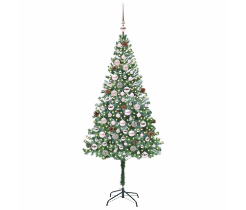 Mākslīgā Ziemassvētku Eglīte Zaļa 180 Cm Pvc Un Tērauds Vidaxl