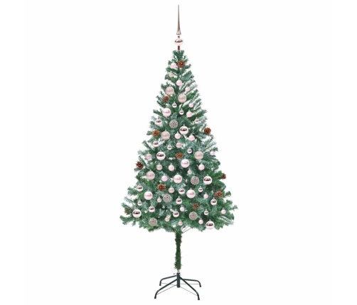 Mākslīgā Ziemassvētku Eglīte Zaļa 180 Cm Pvc Un Tērauds Vidaxl