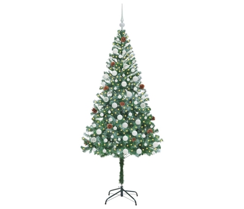 Mākslīgā Ziemassvētku Eglīte Zaļa 180 Cm Pvc Un Tērauds Vidaxl