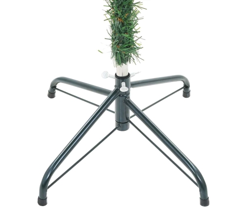 Mākslīgā Ziemassvētku Eglīte Zaļa 180 Cm Pvc Un Tērauds Vidaxl