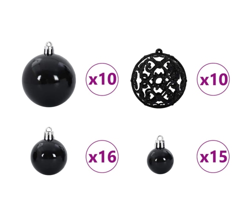 Mākslīgais Led Ziemassvētku Eglīte Zaļa 180 Cm Pvc Un Metāls Vidaxl