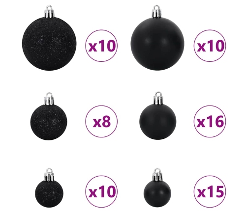 Mākslīgais Led Ziemassvētku Eglīte Zaļa 240Cm Pvc Un Metāls Vidaxl