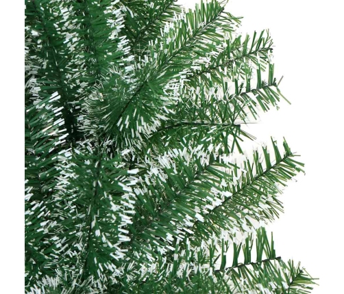 Mākslīgā Ziemassvētku Egle, Sniedziņu Klāta Ar Led Gaismu Vidaxl